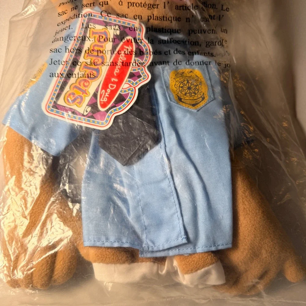 Melissa & Doug Police Officer Puppet‎ Cyrus Cy Wren Blue NIB Brooklyn T Guy SML
